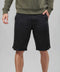 Men's Cotton Twill Chino Baggy Shorts - Black