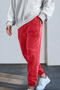 Men's French Terry Joggers - Red