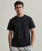 Men's Cotton Jersey Roundneck T-Shirt - Black