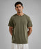 Men's Cotton Jersey Roundneck T-Shirt - Olive