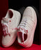 White Leather Low Top Sneaker
