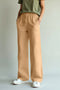 Women's Embossed French Terry Joggers - Beige