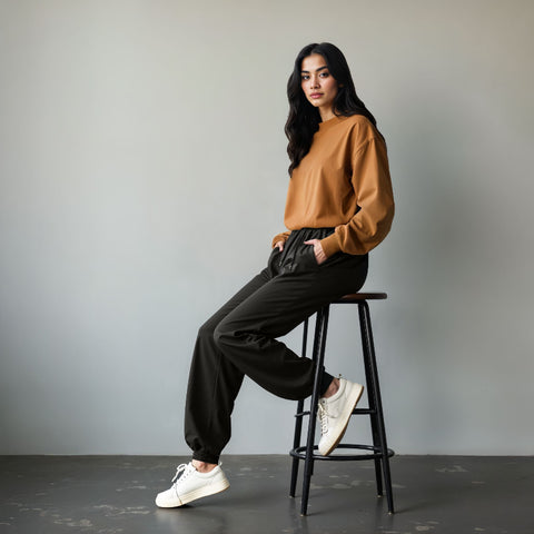Women's French Terry Joggers - Black