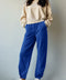 Women's French Terry Joggers - Navy Blue
