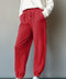 Women's French Terry Joggers - Red