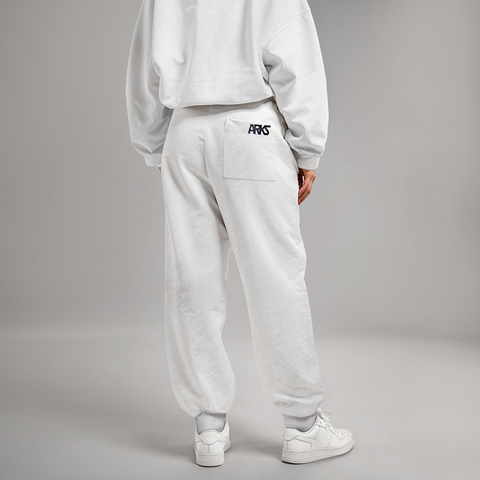 Women's French Terry Joggers - Beige Melange