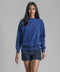 Women's French Terry Raglan Sleeve Sweatshirt - Navy Blue