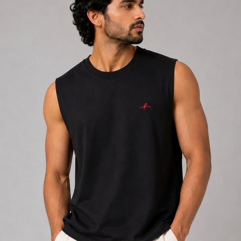 Men's Tank Top - Jet Black