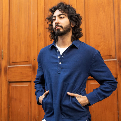 Cotton Indigo Denim Shirt