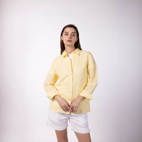 Women's Blended Shorts - White