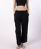 Women's Blended Drawstring Pants - Black