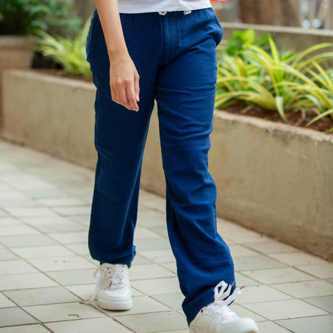 Cotton Indigo Denim Pants